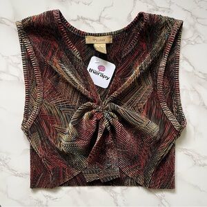 Vintage Therapy Upcycled crop top